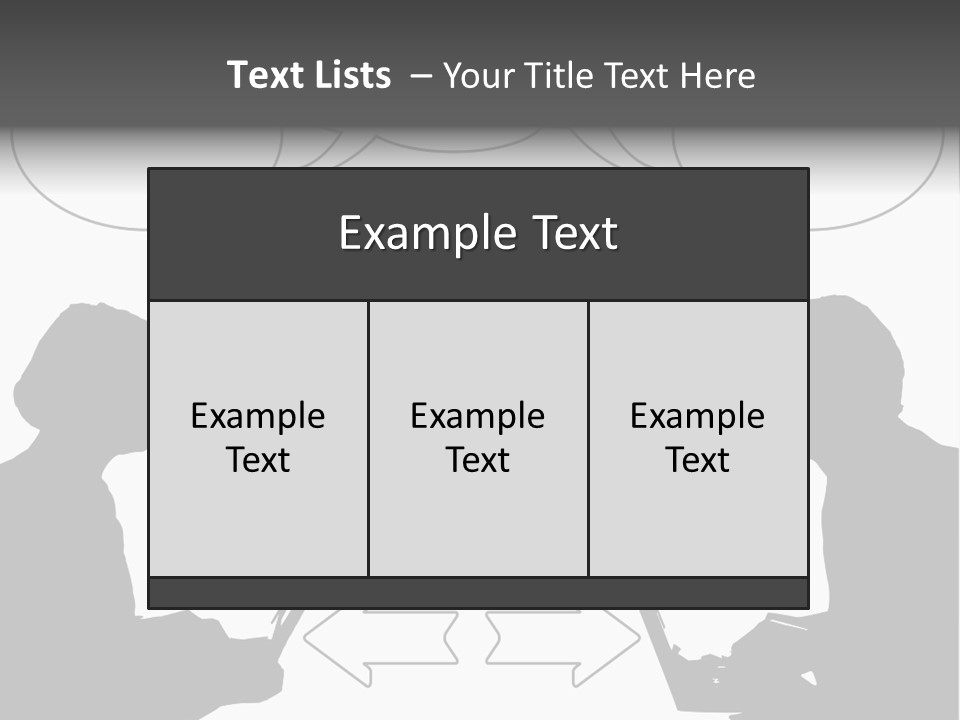 Laptop Shadow Graphic PowerPoint Template
