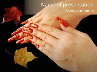 Nail Design True Style PowerPoint Template