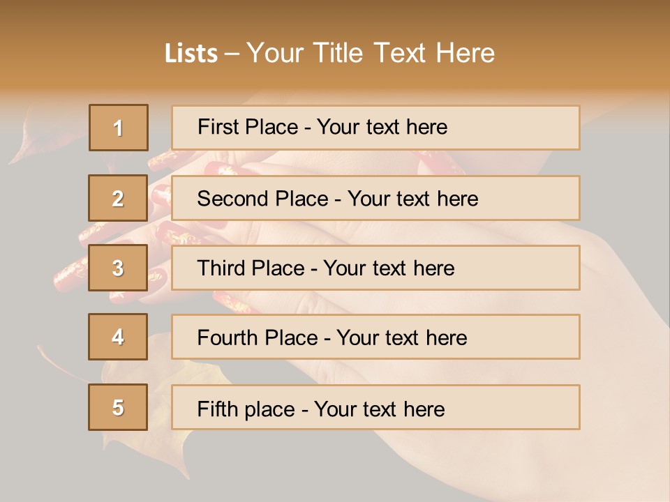 Nail Design True Style PowerPoint Template