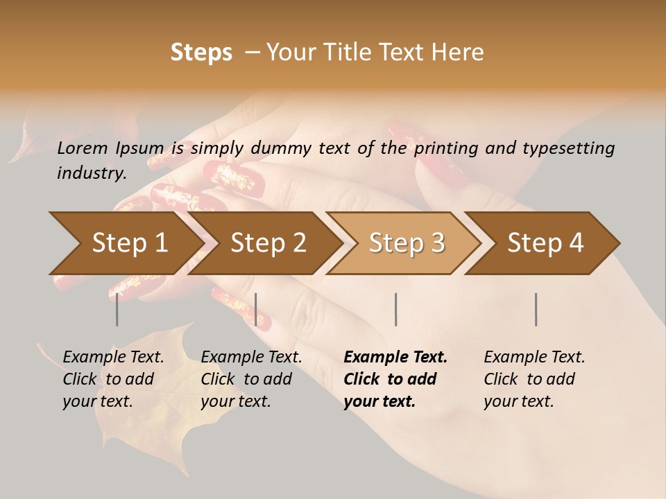 Nail Design True Style PowerPoint Template