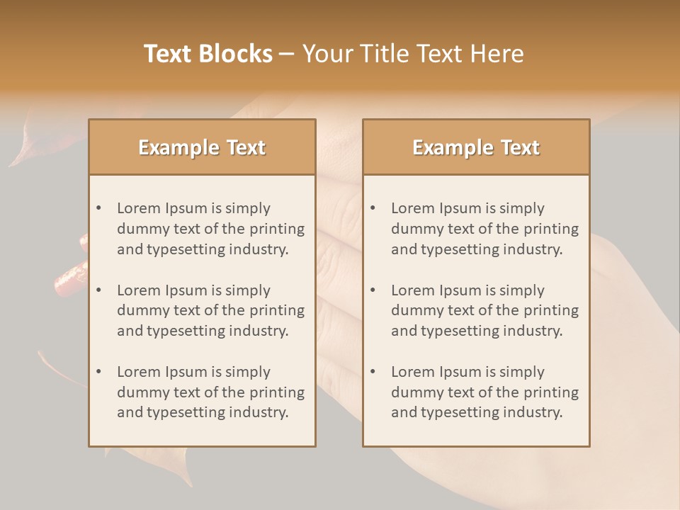 Nail Design True Style PowerPoint Template