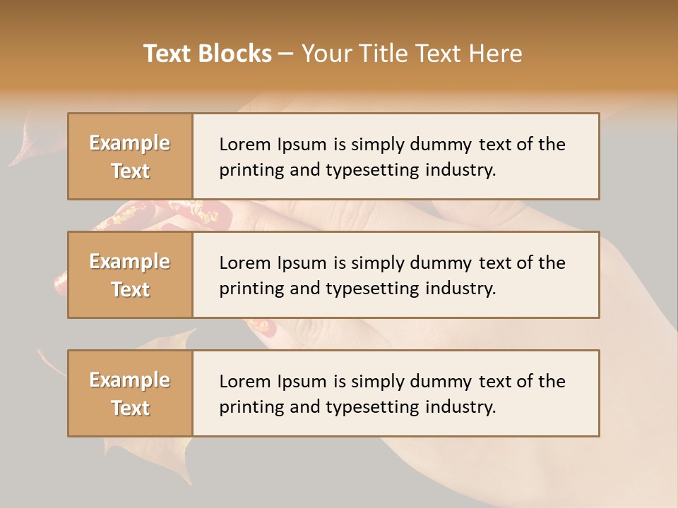 Nail Design True Style PowerPoint Template
