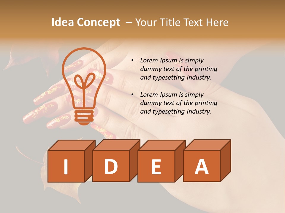 Nail Design True Style PowerPoint Template