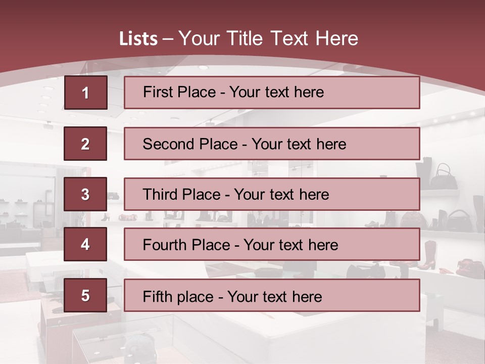 Bright Carpet Retail PowerPoint Template