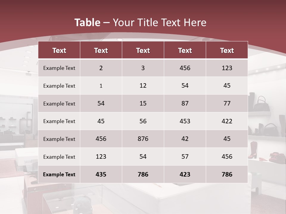 Bright Carpet Retail PowerPoint Template