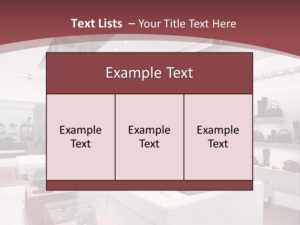 Bright Carpet Retail PowerPoint Template