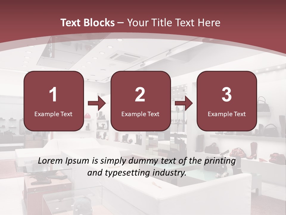 Bright Carpet Retail PowerPoint Template