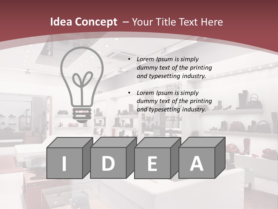 Bright Carpet Retail PowerPoint Template