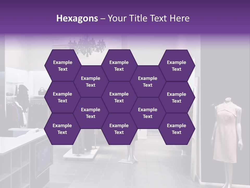 Shopping Department Clothing PowerPoint Template