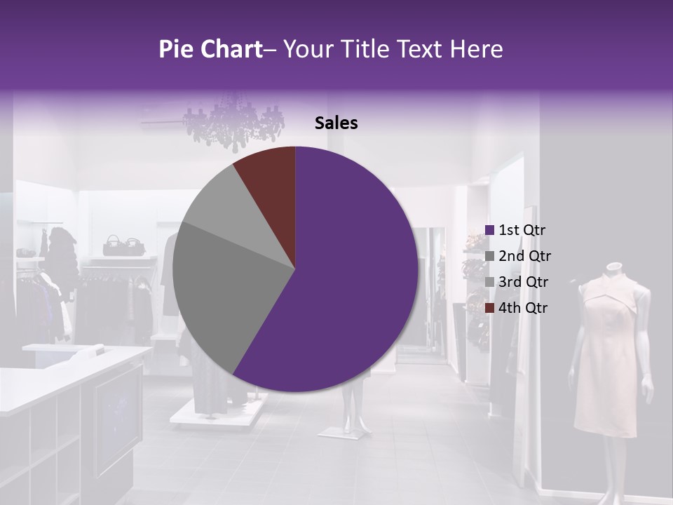 Shopping Department Clothing PowerPoint Template