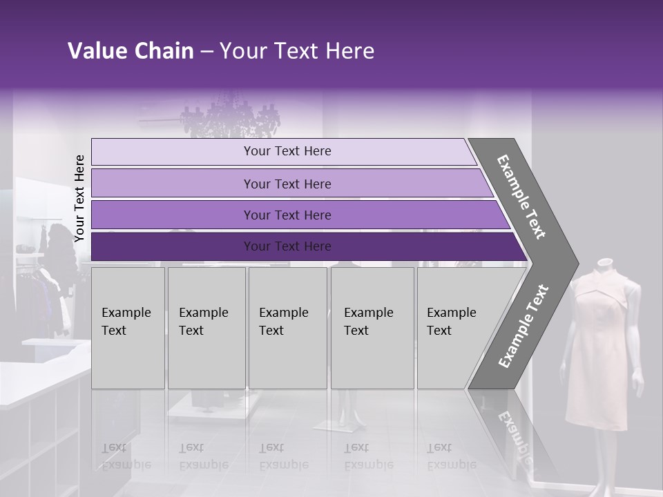 Shopping Department Clothing PowerPoint Template