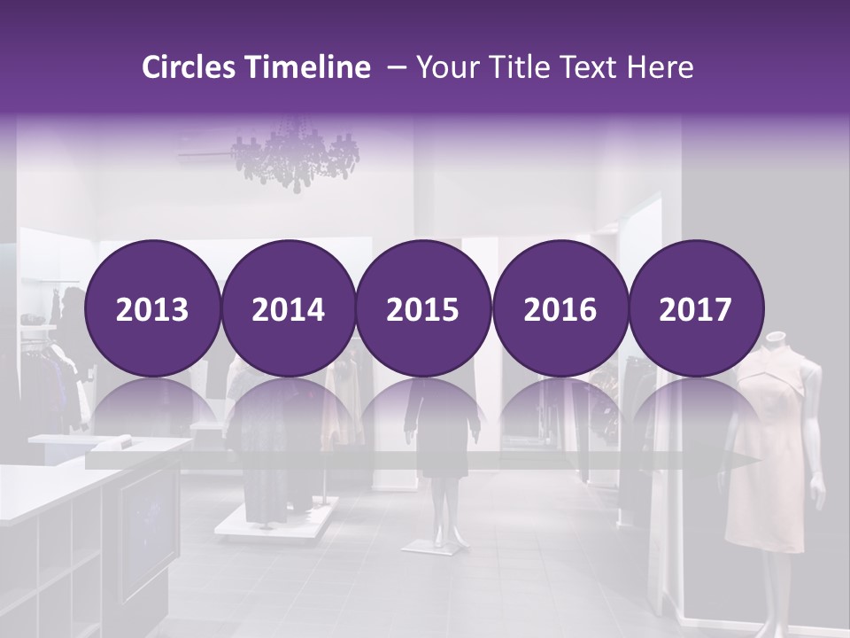 Shopping Department Clothing PowerPoint Template