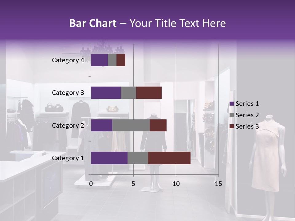 Shopping Department Clothing PowerPoint Template