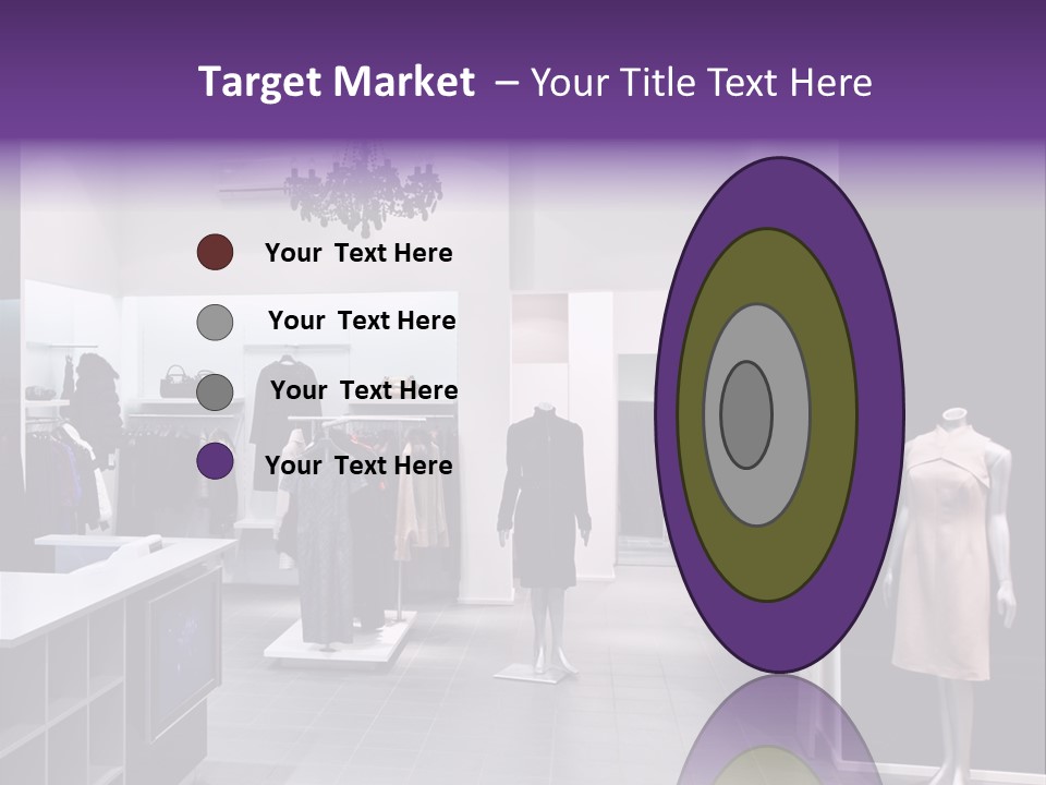 Shopping Department Clothing PowerPoint Template