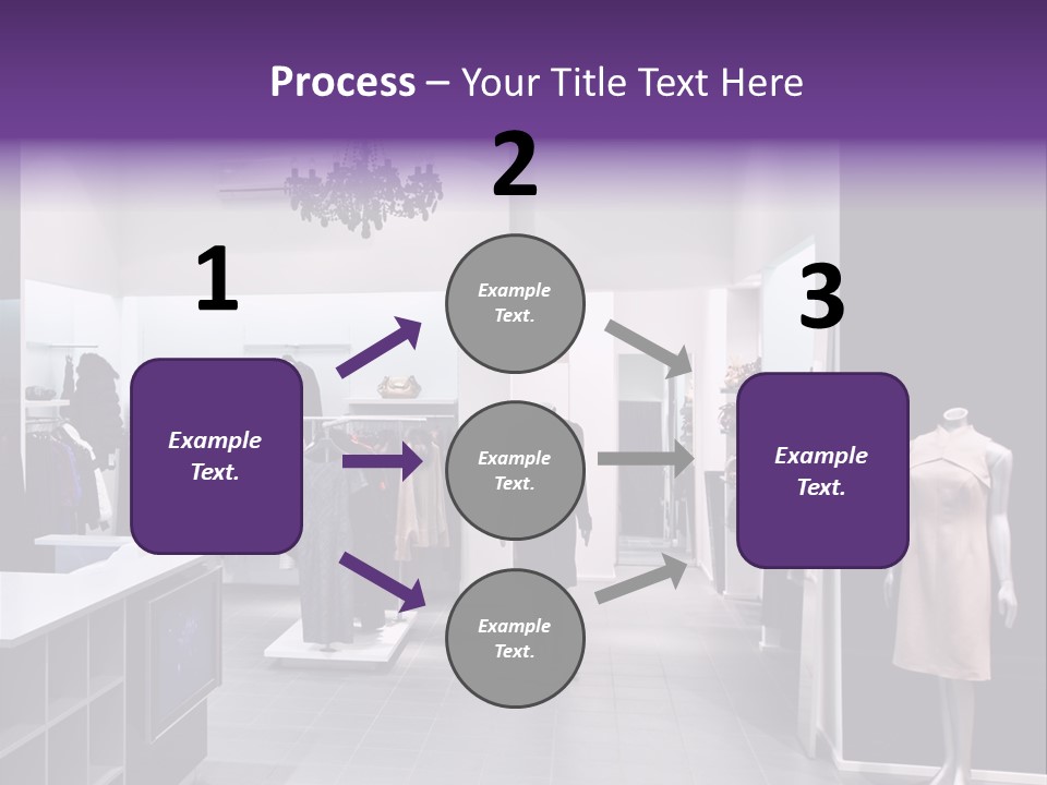 Shopping Department Clothing PowerPoint Template