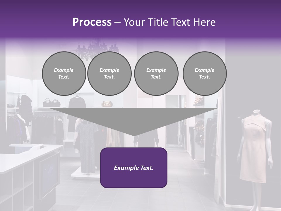 Shopping Department Clothing PowerPoint Template