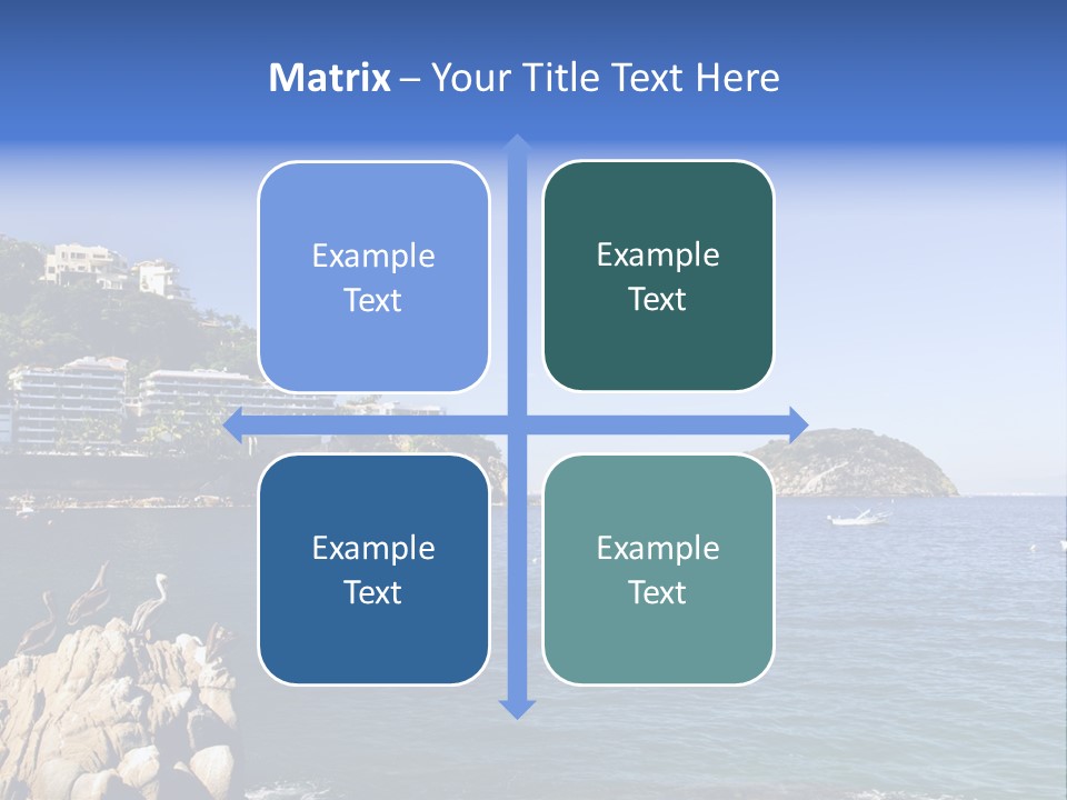 Resort Sand Surf PowerPoint Template