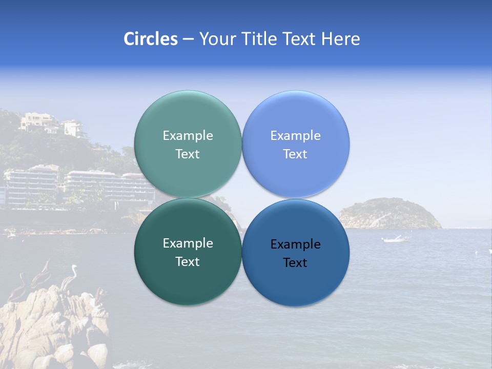 Resort Sand Surf PowerPoint Template