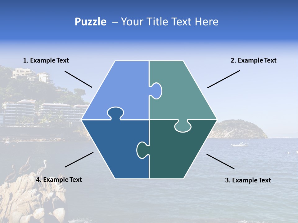 Resort Sand Surf PowerPoint Template