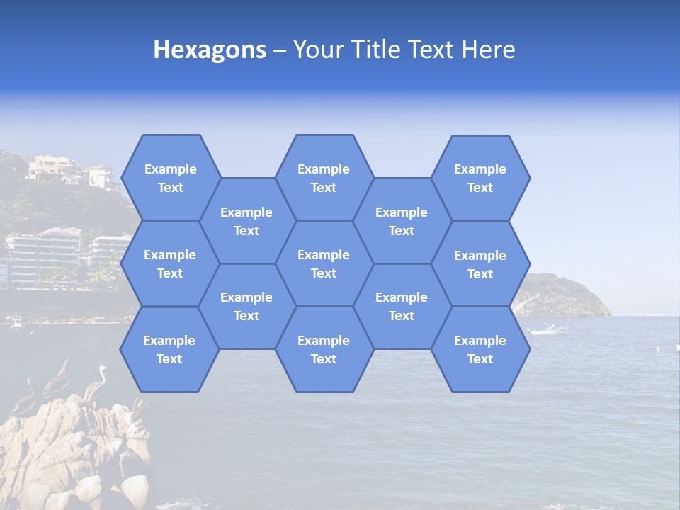 Resort Sand Surf PowerPoint Template