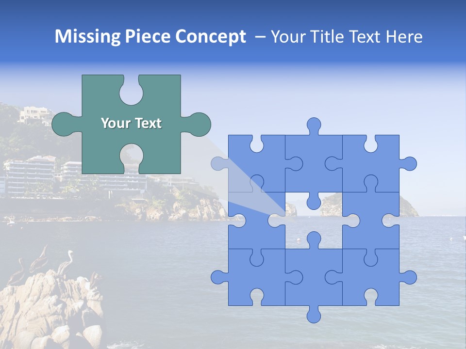 Resort Sand Surf PowerPoint Template