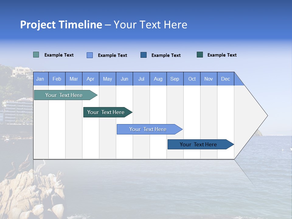 Resort Sand Surf PowerPoint Template