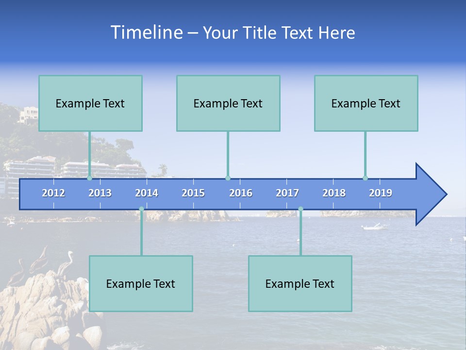 Resort Sand Surf PowerPoint Template