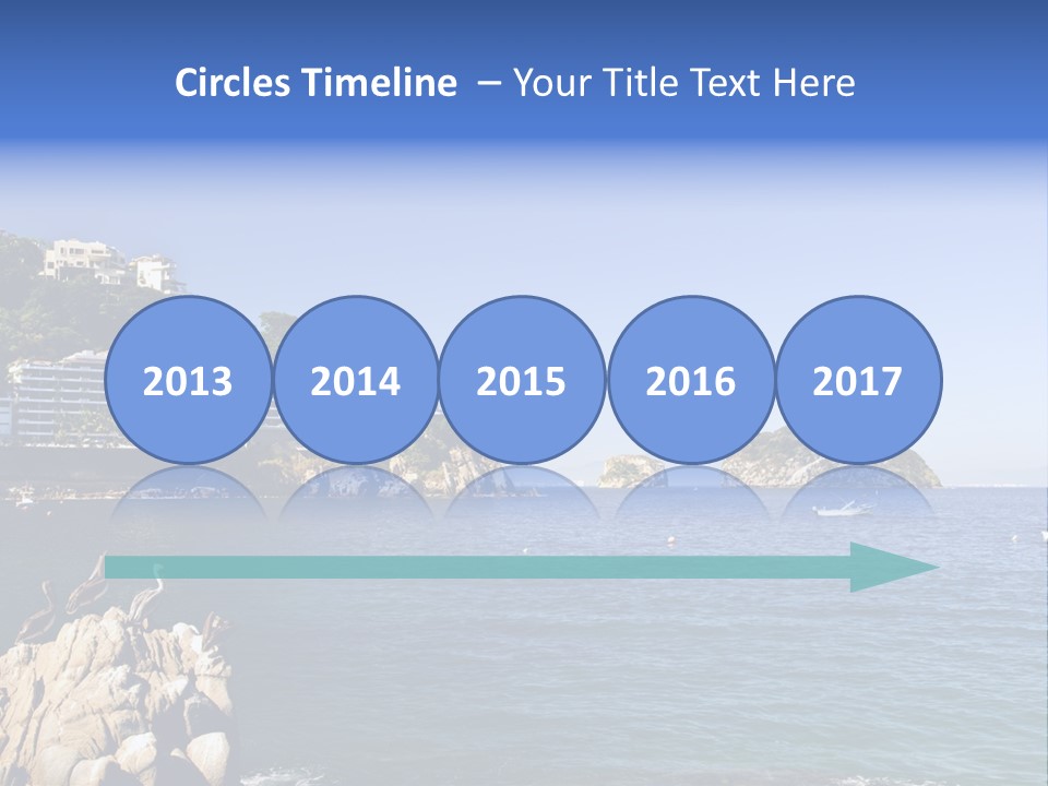 Resort Sand Surf PowerPoint Template