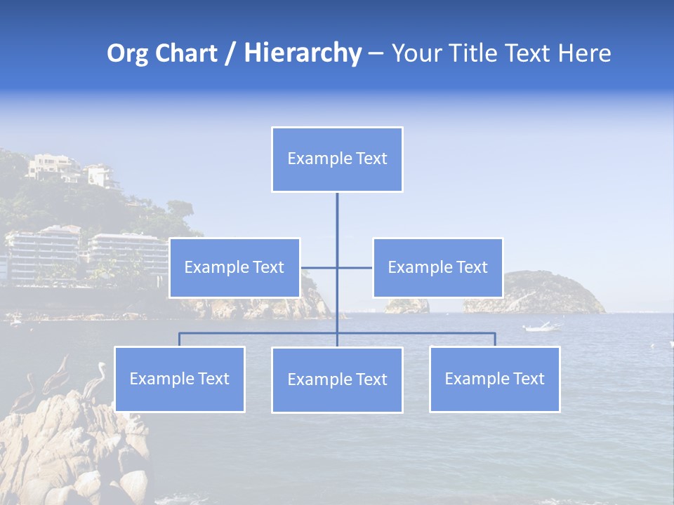 Resort Sand Surf PowerPoint Template