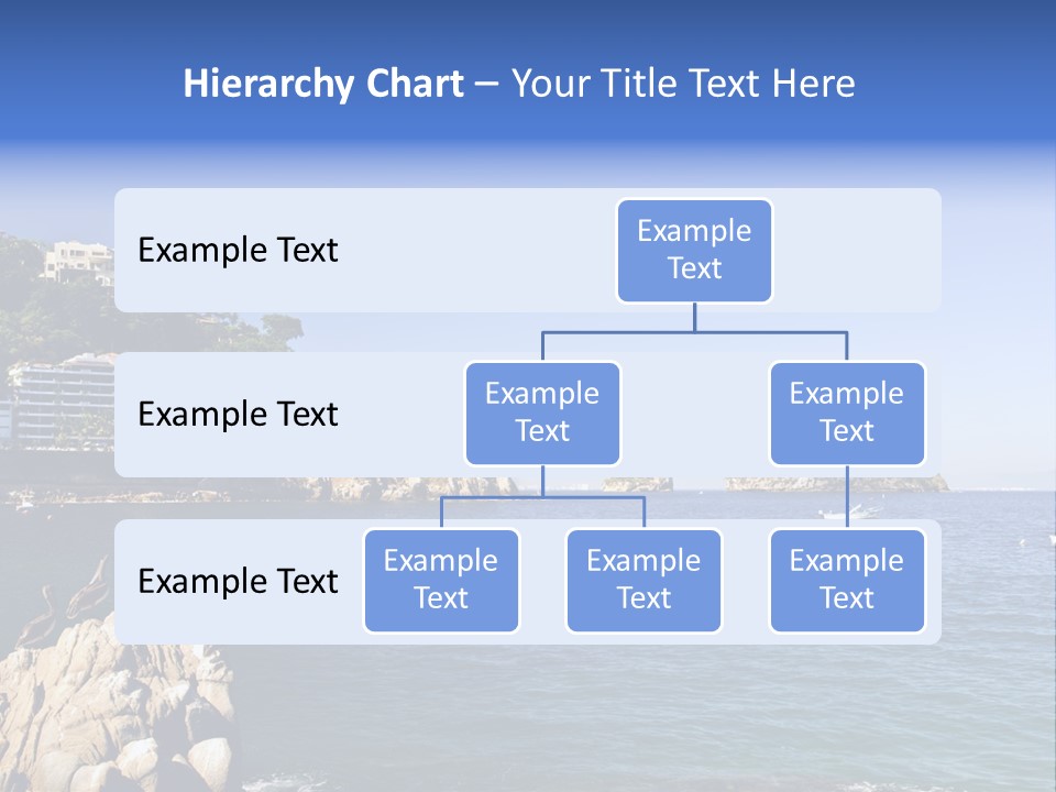Resort Sand Surf PowerPoint Template