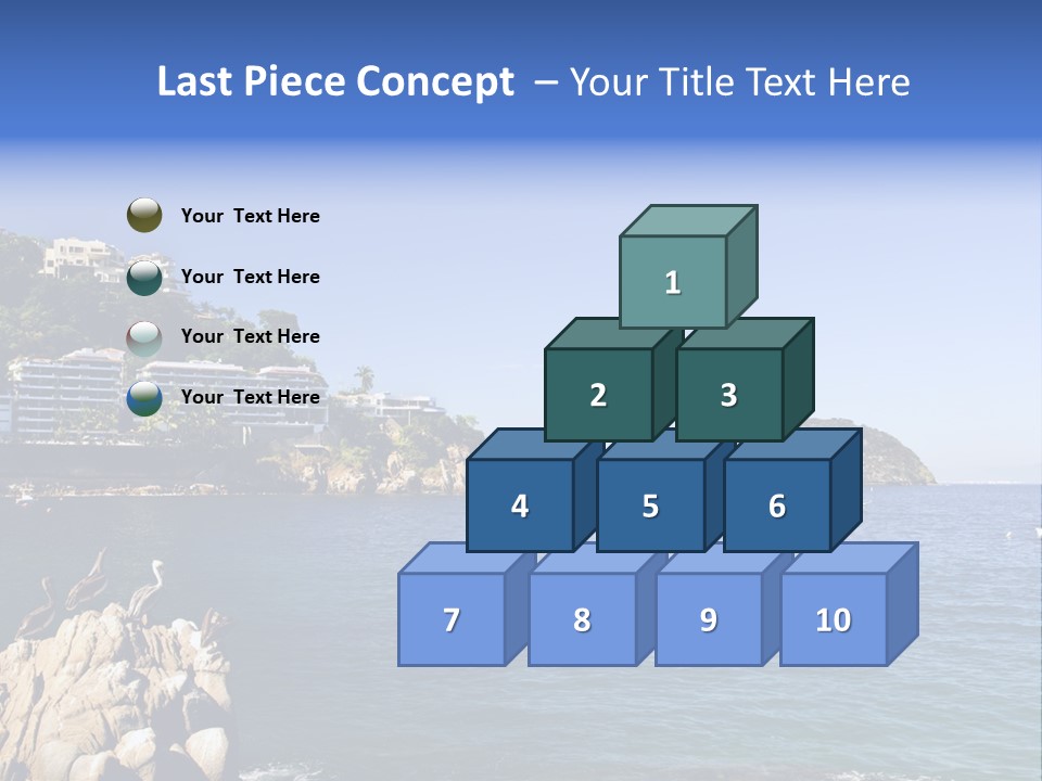 Resort Sand Surf PowerPoint Template