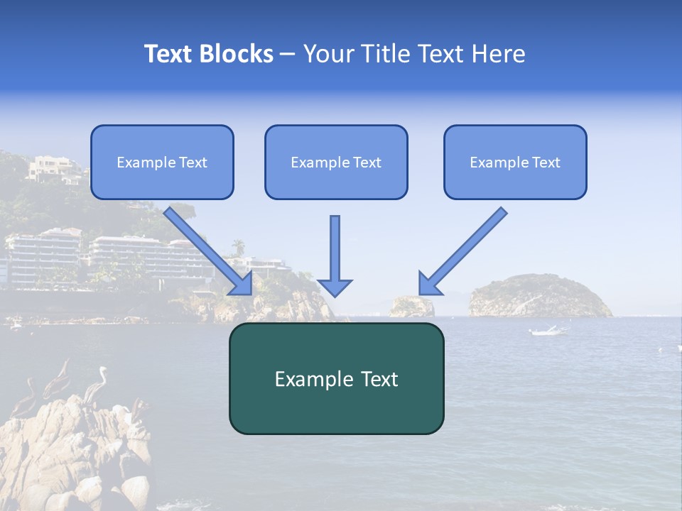 Resort Sand Surf PowerPoint Template