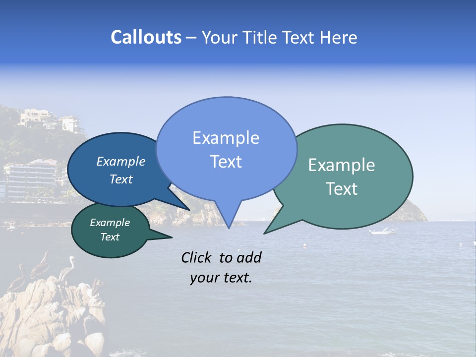 Resort Sand Surf PowerPoint Template