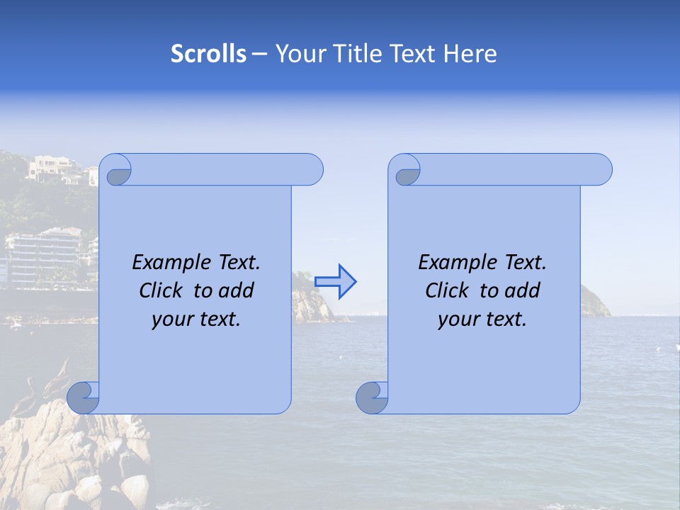 Resort Sand Surf PowerPoint Template