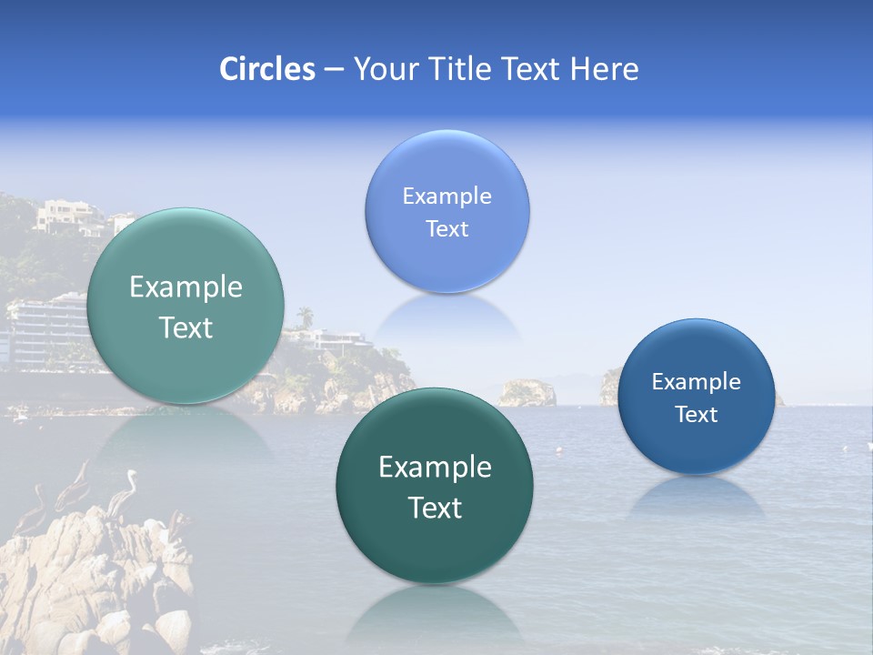 Resort Sand Surf PowerPoint Template