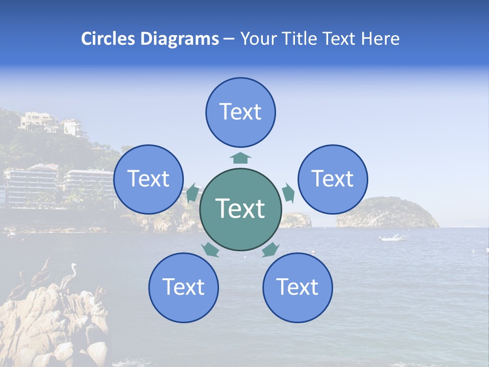 Resort Sand Surf PowerPoint Template