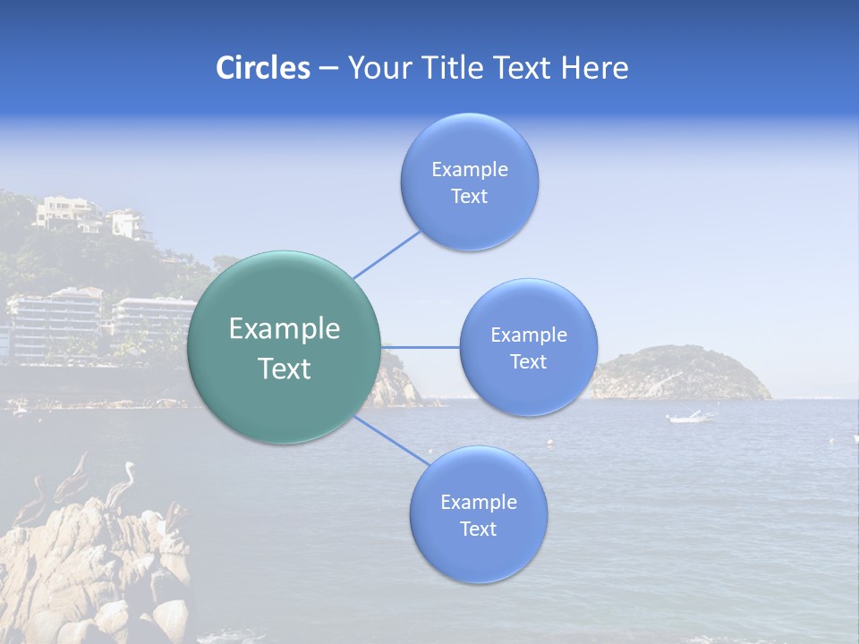 Resort Sand Surf PowerPoint Template