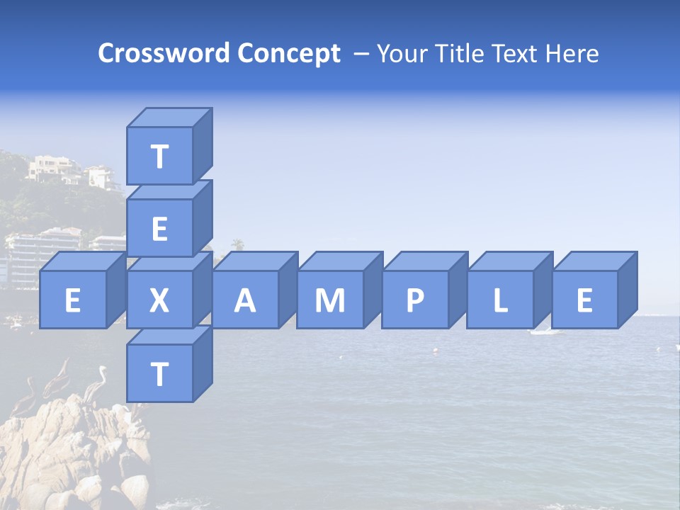 Resort Sand Surf PowerPoint Template