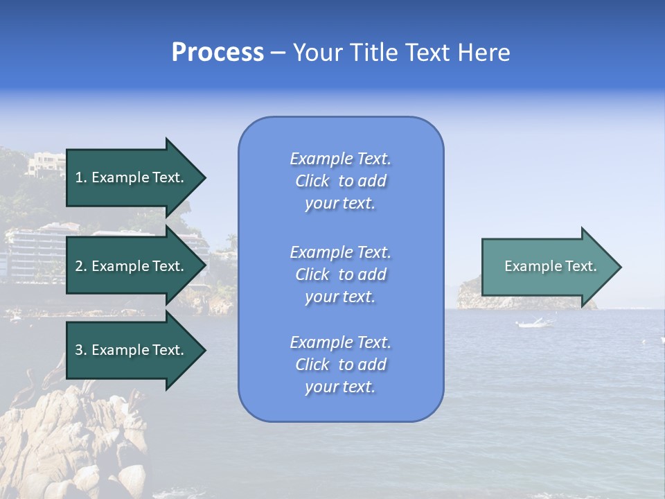 Resort Sand Surf PowerPoint Template