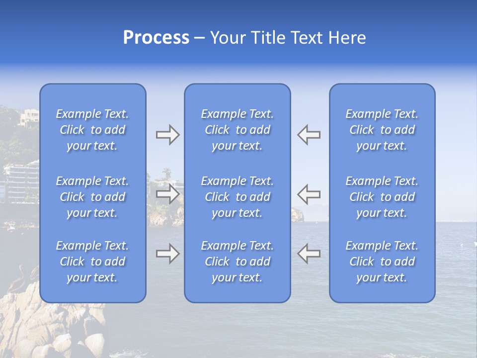 Resort Sand Surf PowerPoint Template