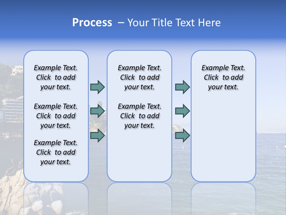 Resort Sand Surf PowerPoint Template