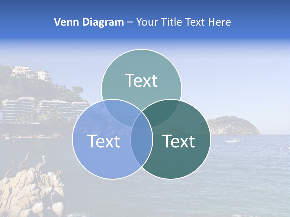 Resort Sand Surf PowerPoint Template