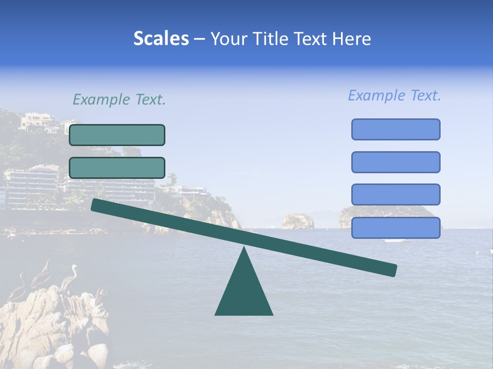Resort Sand Surf PowerPoint Template