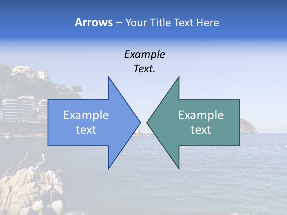 Resort Sand Surf PowerPoint Template