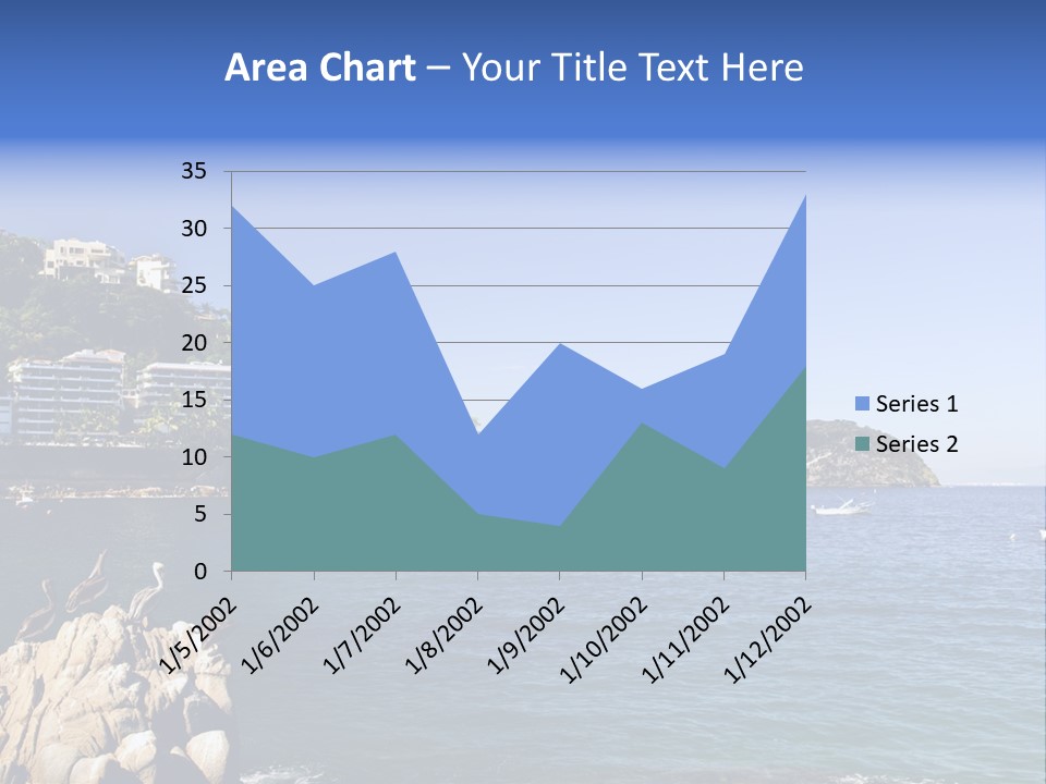 Resort Sand Surf PowerPoint Template