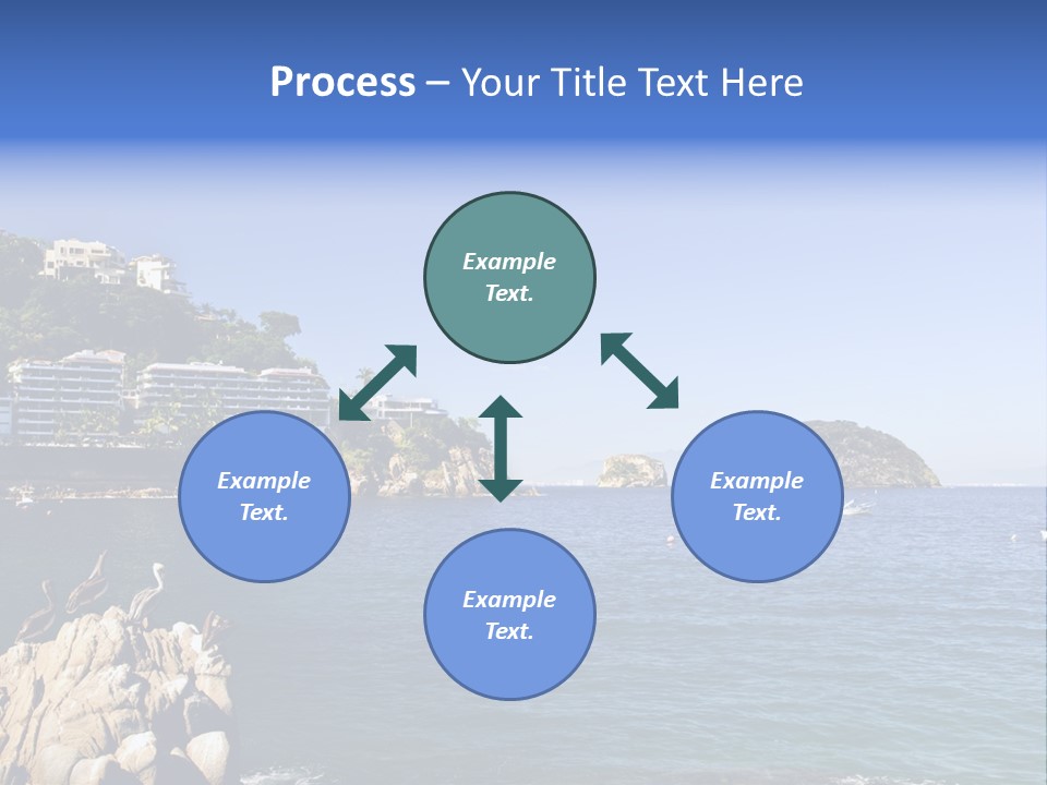 Resort Sand Surf PowerPoint Template