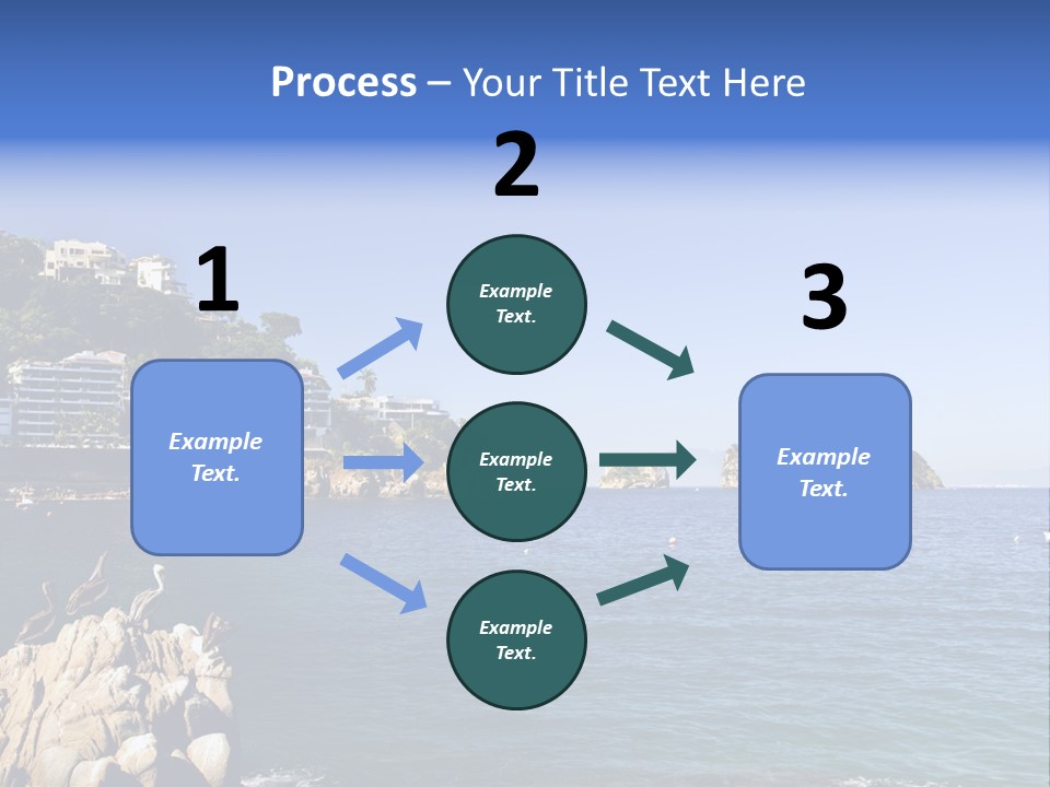Resort Sand Surf PowerPoint Template