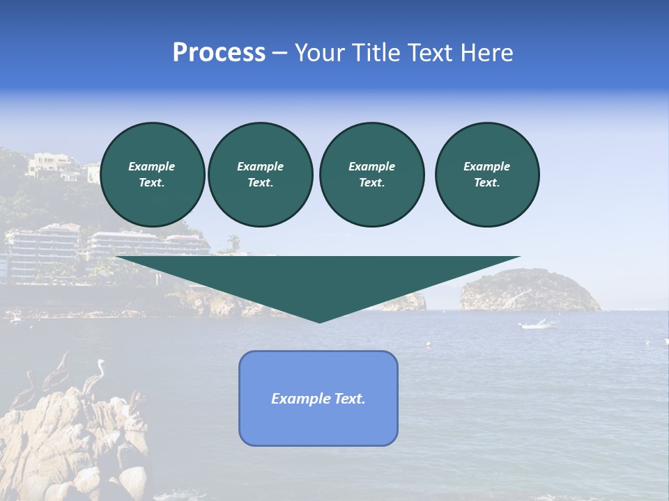 Resort Sand Surf PowerPoint Template