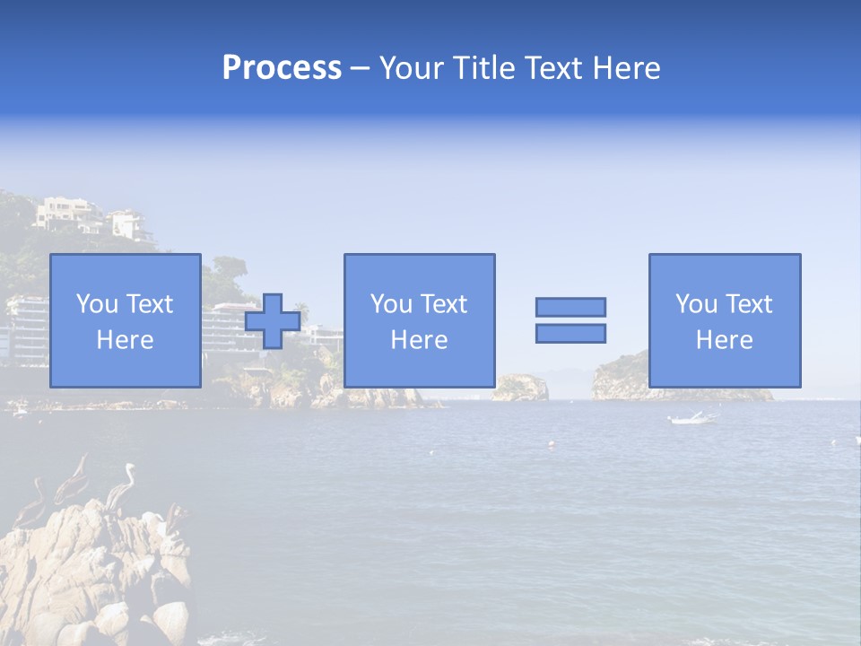 Resort Sand Surf PowerPoint Template