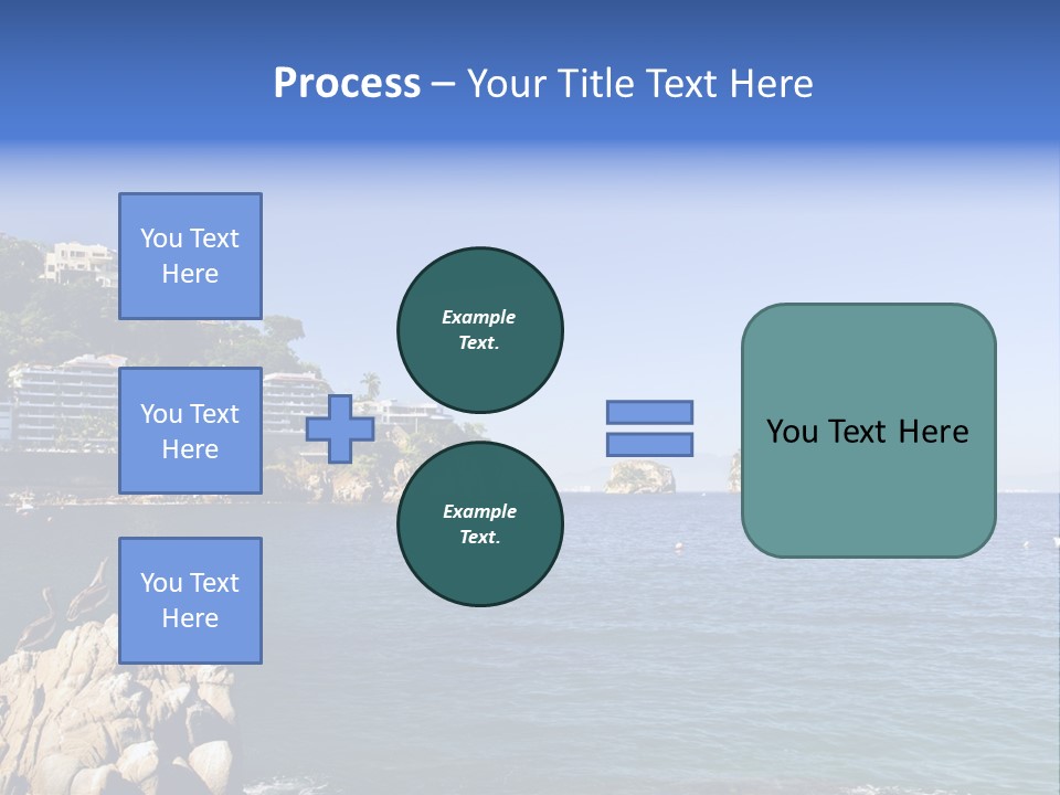 Resort Sand Surf PowerPoint Template